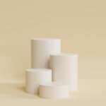 white paper roll on white table