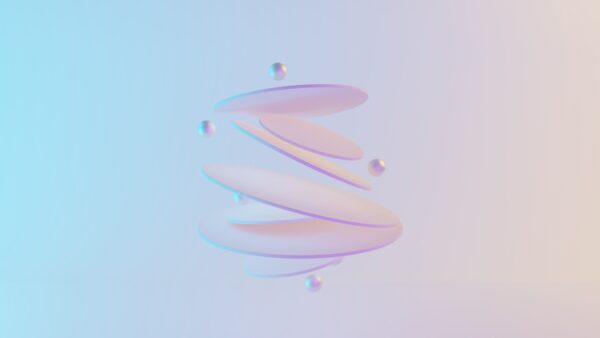 white spiral light fixture turned on in a room