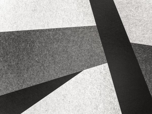 white and black striped textile